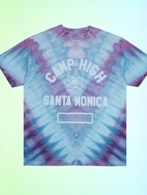 Camp High Blue And Purple Ice Dye T-shirt